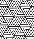 Vector geometric seamless pattern. Modern triangle texture, repe Royalty Free Stock Photo