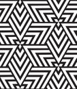 Vector geometric seamless pattern. Modern triangle texture, repe Royalty Free Stock Photo