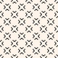 Vector geometric seamless pattern. Ornamental tribal texture with small jagged shapes, angular figures.