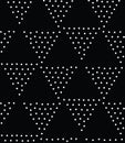 Vector geometric seamless pattern. Repeating abstract dots Royalty Free Stock Photo