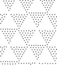 Vector geometric seamless pattern. Repeating abstract dots Royalty Free Stock Photo