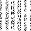 Vector geometric seamless pattern. Repeating abstract dots verti Royalty Free Stock Photo