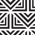 Vector geometric seamless pattern. Repeating abstract lines Royalty Free Stock Photo