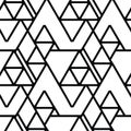 Vector geometric seamless pattern Royalty Free Stock Photo