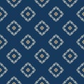 Vector geometric seamless pattern with rhombuses, diamonds. Elegant texture Royalty Free Stock Photo