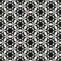 Vector geometric seamless pattern. Simple black and white texture with grid