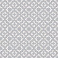 Vector geometric seamless pattern with smooth wavy grid. Texture in gray color Royalty Free Stock Photo