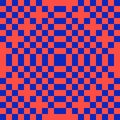 Vector geometric seamless pattern with squares. Red and blue checkered texture Royalty Free Stock Photo