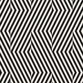 Vector geometric seamless pattern with stripes, broken lines, chevron, zigzag