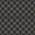 Vector geometric seamless pattern with subtle black and white diamond lattice Royalty Free Stock Photo