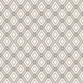 Vector geometric seamless pattern with subtle black and white diamond lattice Royalty Free Stock Photo