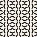 Vector geometric seamless pattern in traditional folk style. Tribal ethnic motif Royalty Free Stock Photo
