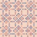 Vector geometric seamless pattern. Tribal ethnic motif. Abstract geo ornament Royalty Free Stock Photo