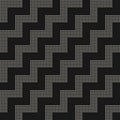 Vector geometric seamless pattern with zigzag stripes. Black and white texture Royalty Free Stock Photo