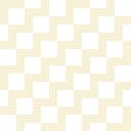 Vector geometric seamless pattern with zigzag stripes. Gold and white texture Royalty Free Stock Photo