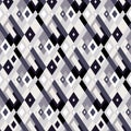 Vector geometric seamless plaid pattern with squares, checks Royalty Free Stock Photo