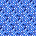 Vector geometric seamless plaid pattern with squares, checks