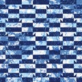 Vector geometric sporty seamless pattern with stripes Royalty Free Stock Photo