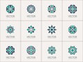 Vector geometric symbols Royalty Free Stock Photo