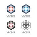 Vector geometric symbols Royalty Free Stock Photo