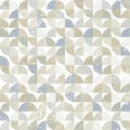 Vector geometric textile abstract seamless pattern