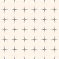 Vector geometric texture with dots, flash, halftone crosses. Royalty Free Stock Photo