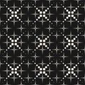 Vector geometric seamless pattern, halftone dotted lines, flashes Royalty Free Stock Photo