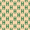 Tribal seamless pattern with small rhombus shapes, animal silhouettes. Retro vintage style texture.