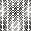 Vector geometrical black, grey and white square Royalty Free Stock Photo