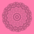 Vector geometrical and flower round Mandala.