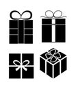 Vector Gift box set Royalty Free Stock Photo