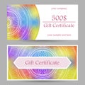 Vector gift certificate