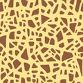 Vector giraffe texture. Seamless animal pattern. Imitation print of skin of giraffe.