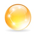 Vector glass orb Royalty Free Stock Photo