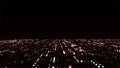 Vector glitch double texture background. Abstract halftone with noise effect and dots. Screen texture with matrix or binary code Royalty Free Stock Photo