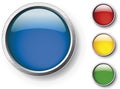 Vector glossy buttons Royalty Free Stock Photo