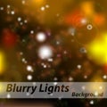 Vector gold bokeh abstraction background. Glitter defocused illustration