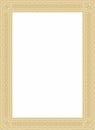 Vector gold square Yakut ornament Royalty Free Stock Photo