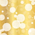 Vector Golden Abstract Swirls Seamless Pattern Background. Great for elegant gold texture fabric, cards, wedding