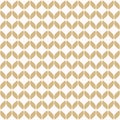 Vector golden mesh seamless pattern. Simple gold and white geometric texture Royalty Free Stock Photo