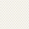 Vector golden mesh seamless pattern. Subtle geometric mesh, net, grid, lattice Royalty Free Stock Photo