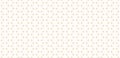 Vector golden minimal seamless pattern with tiny geometric flowers, snowflakes Royalty Free Stock Photo
