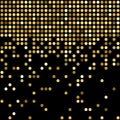 Vector golden mosaic background Royalty Free Stock Photo