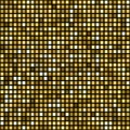 Vector golden mosaic background Royalty Free Stock Photo