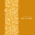 Vector golden shiny glitter texture vertical frame