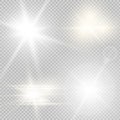 Vector golden sparkling falling star. Vector illustration Royalty Free Stock Photo