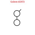 Vector Golem GNT logo