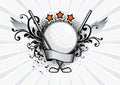 Vector Golf Emblem Royalty Free Stock Photo