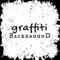 Vector graffiti wall background. Fashion texture, street art retro style, abstract, vintage design black and white