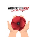 Vector graphic of armistice day Royalty Free Stock Photo